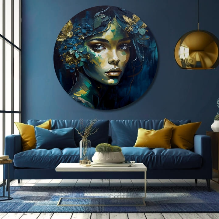 Στρογγυλές ζωγραφιές με ακρυλικό Η ιστορία της αγάπης | διαφορετικές διαστάσεις