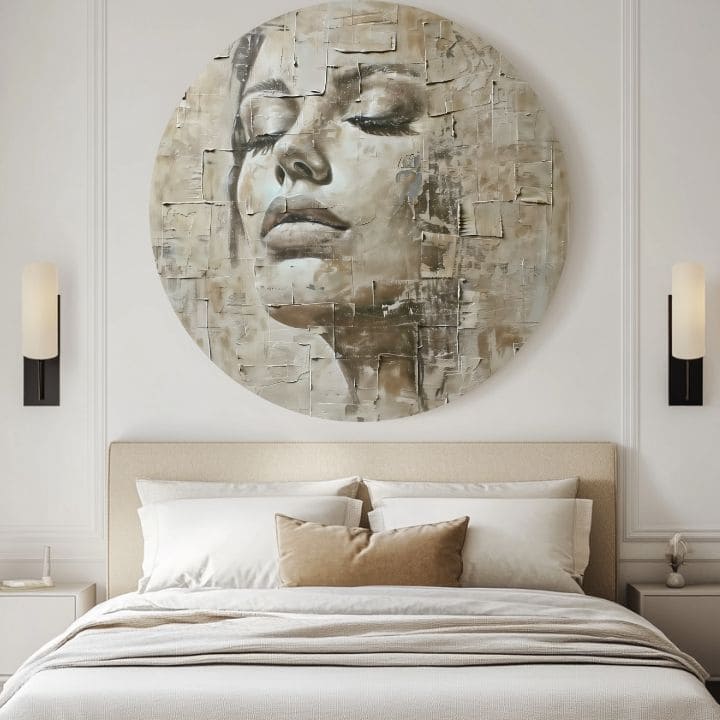 Στρογγυλές ζωγραφιές με ακρυλικό Morning Kiss