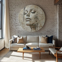 Στρογγυλές ζωγραφιές με ακρυλικό Morning Kiss