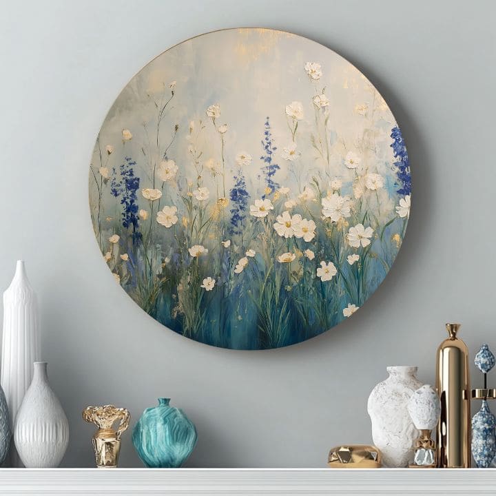 Στρογγυλές ζωγραφιές με ακρυλικό Αληθινή κομψότητα