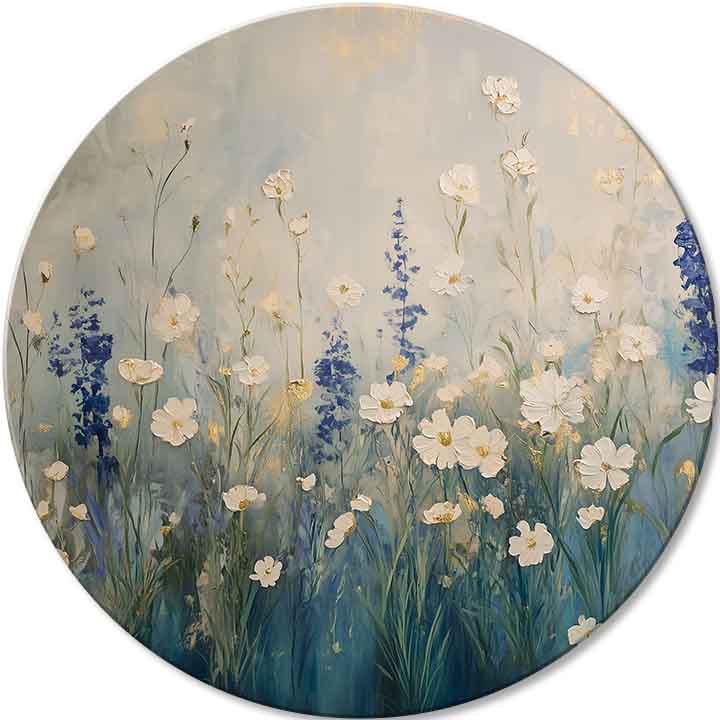 Στρογγυλές ζωγραφιές με ακρυλικό Αληθινή κομψότητα