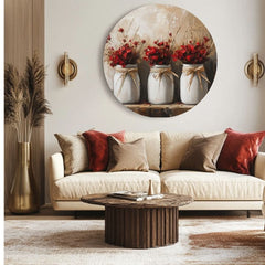 Στρογγυλές ζωγραφιές με ακρυλικό Τρεις αδελφές