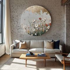 Στρογγυλές ζωγραφιές με ακρυλικό Αντανακλάσεις του ήλιου