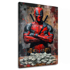 Ζωγραφική Deadpool: Χρήματα και Χάος | Ακρυλικές Λεπτομέρειες