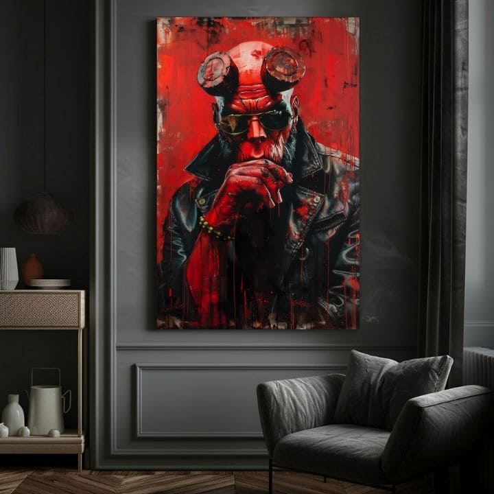 Εικόνα HELLBOY: Infernal Warrior | φινιρισμένο στο χέρι του καλλιτέχνη - εικόνα 6