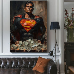 Εικόνα SUPERMAN: Money Man | φινιρισμένο στο χέρι του καλλιτέχνη