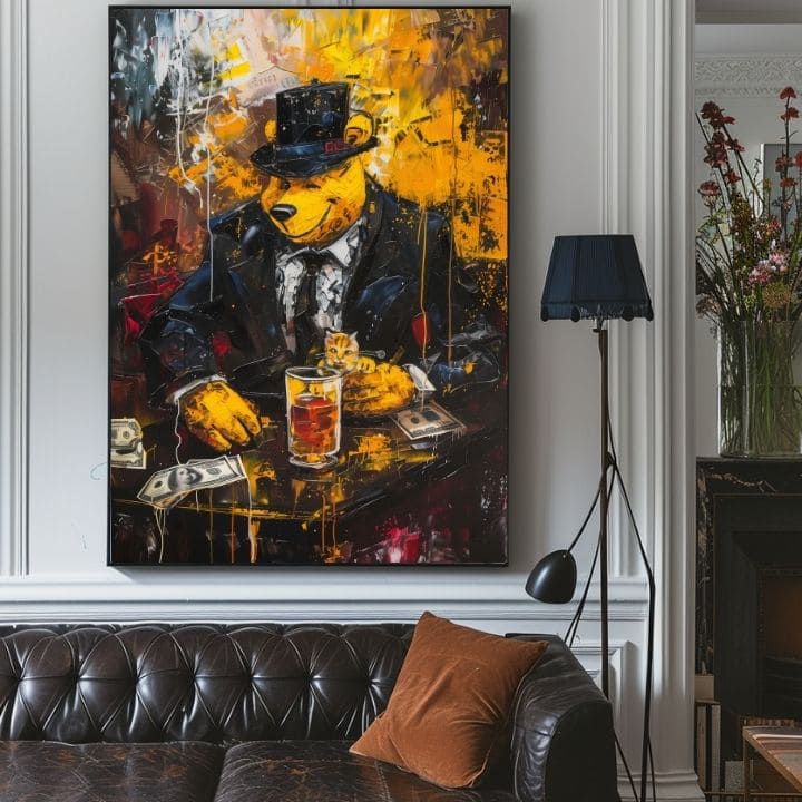 Εικόνα MAFIA BOSS BEAR | Ακρυλικές λεπτομέρειες