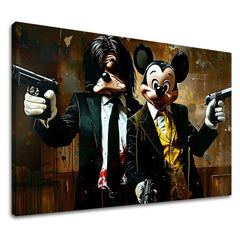 Εικόνα MICKEY AND THE MOBSTER | φινιρισμένο στο χέρι του καλλιτέχνη - εικόνα 2