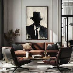 Εικόνα THE FACELESS MOBSTER | φινιρισμένο στο χέρι του καλλιτέχνη - εικόνα 3