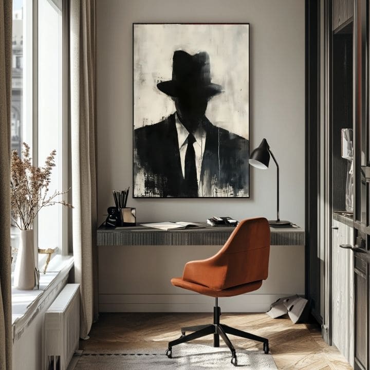 Εικόνα THE FACELESS MOBSTER | φινιρισμένο στο χέρι του καλλιτέχνη - εικόνα 6