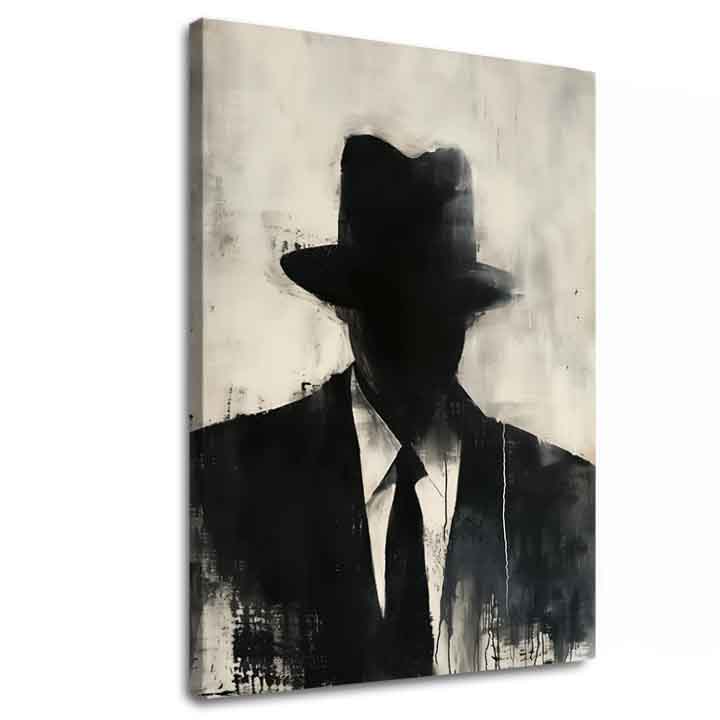 Εικόνα THE FACELESS MOBSTER | φινιρισμένο στο χέρι του καλλιτέχνη - εικόνα 2