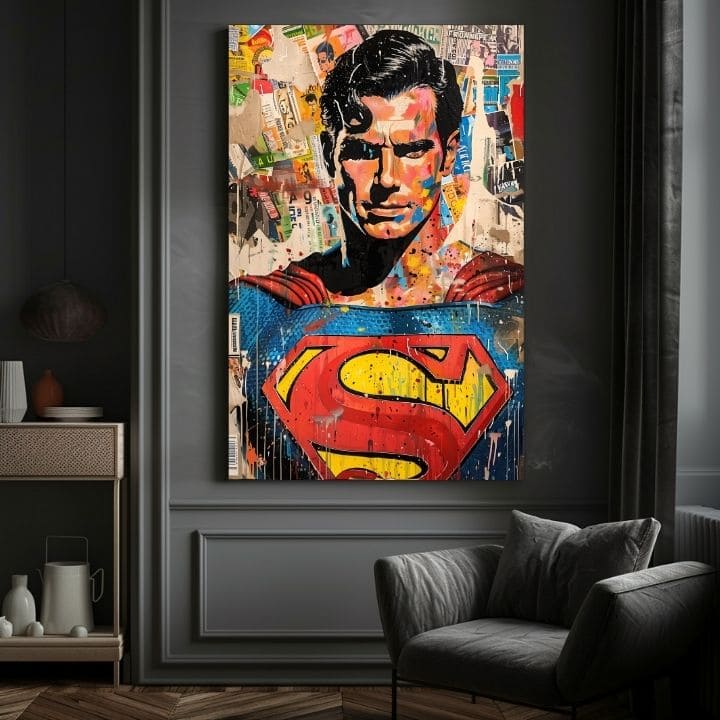 Εικόνα SUPERMAN: Pop icon | Ακρυλικές λεπτομέρειες