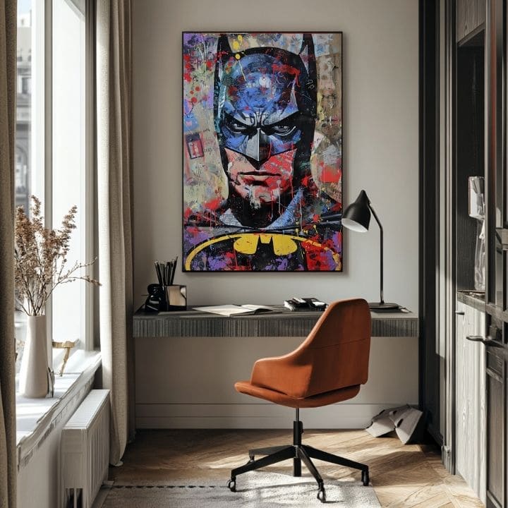 Πίνακας Batman: The Dark Guardian | Ακρυλικές λεπτομέρειες