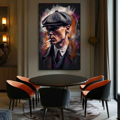 Πίνακας Tommy Shelby: Ο Βασιλιάς των Δρόμων | Ακρυλικές λεπτομέρειες