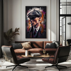Πίνακας Tommy Shelby: Ο Βασιλιάς των Δρόμων | Ακρυλικές λεπτομέρειες