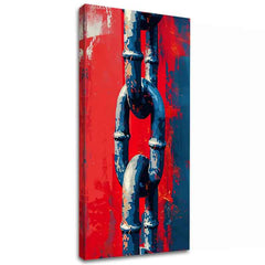 Εικόνα INDUSTRIAL CHAIN σε καμβά | Ακρυλικό λεπτομέρειες