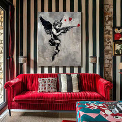 Εικόνα LOVE HUNTER σε καμβά | Ακρυλικό λεπτομέρειες