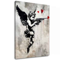 Εικόνα LOVE HUNTER σε καμβά | Ακρυλικό λεπτομέρειες