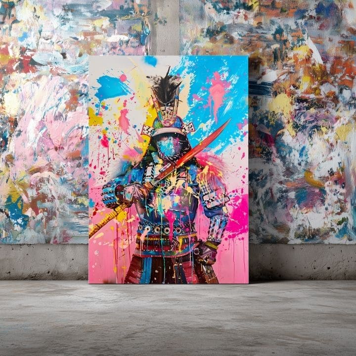 Εικόνα SAMURAI SPIRIT σε καμβά | φινιρισμένο στο χέρι του καλλιτέχνη