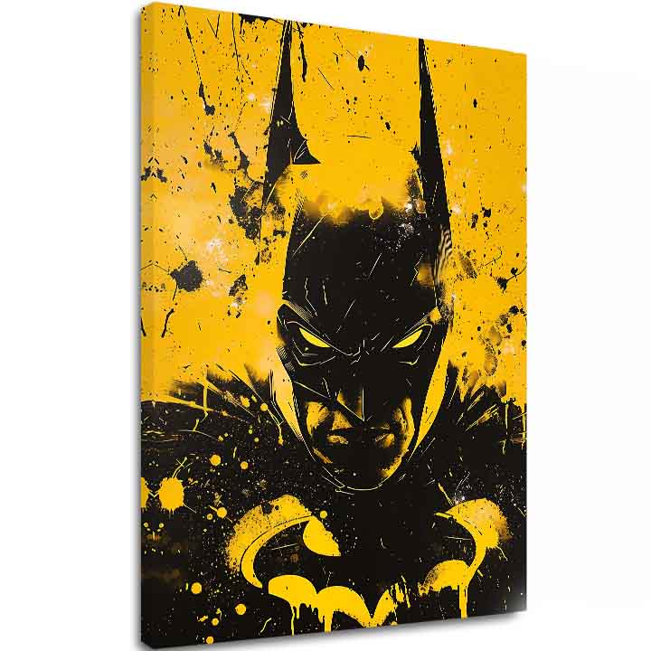 Εικόνα DARK KNIGHT σε καμβά | Ζωγραφισμένη δομή