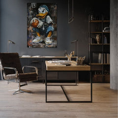 Εικόνα LEBRON DUCK σε καμβά | Ζωγραφισμένη δομή