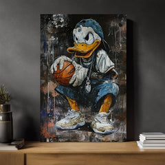 Εικόνα LEBRON DUCK σε καμβά | φινιρισμένο στο χέρι του καλλιτέχνη - εικόνα 3