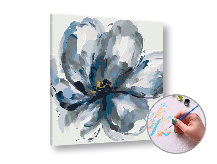 Ζωγραφική με αριθμούς MYSTIC FLOWER | χαμηλή δυσκολία