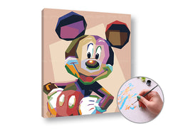 Ζωγραφική με αριθμούς MICKEY MOUSE | χαμηλή δυσκολία