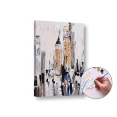 Σετ ζωγραφικής με αριθμούς - Αφηρημένη πόλη