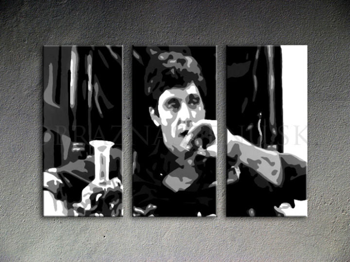 Χειροποίητος πίνακας ζωγραφικής POP ART AL PACINO - εικόνα 2