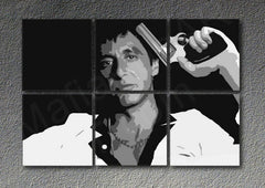 Χειροποίητος πίνακας ζωγραφικής POP ART SCARFACE - AL PACINO