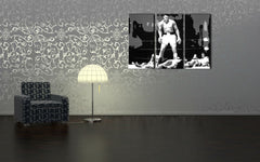 Χειροποίητος πίνακας ζωγραφικής POP ART MUHAMAD ALI 60x40 cm