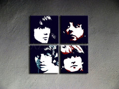 Χειροποίητος πίνακας ζωγραφικής POP ART BEATLES