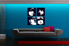 Χειροποίητος πίνακας ζωγραφικής POP ART BEATLES - εικόνα 2