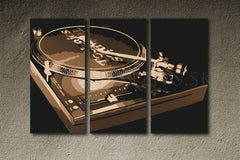 Χειροποίητος πίνακας ζωγραφικής POP ART DJ 120x80 cm