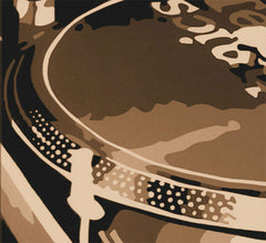 Χειροποίητος πίνακας ζωγραφικής POP ART DJ 120x80 cm