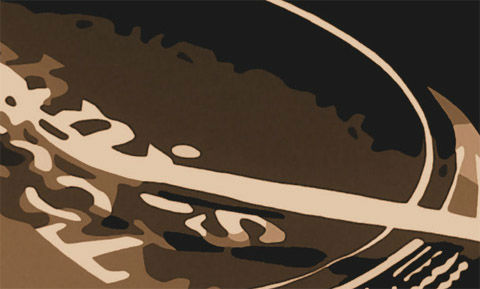 Χειροποίητος πίνακας ζωγραφικής POP ART DJ 60x40 cm