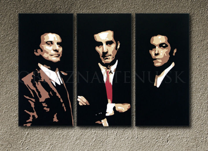 Χειροποίητος πίνακας ζωγραφικής POP ART GOODFELLAS