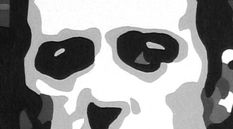 Χειροποίητος πίνακας ζωγραφικής POP ART  GODFATHER  60x40 cm