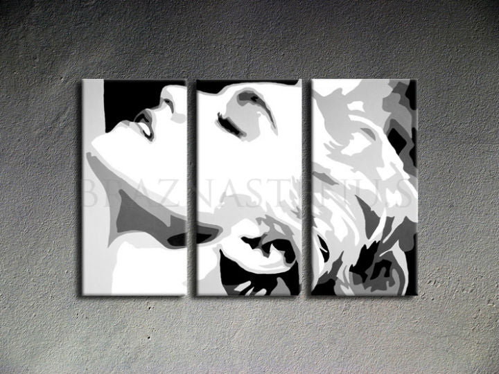 Χειροποίητος πίνακας ζωγραφικής POP ART  MADONNA  120x80 cm