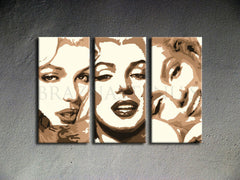 Χειροποίητος πίνακας ζωγραφικής POP ART MARILYN MONROE