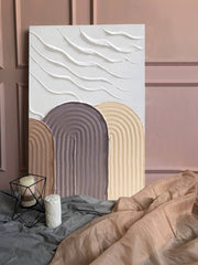 Ζωγραφισμένη εικόνα με δομή - Morning on Mount Everest | διαφορετικές διαστάσεις