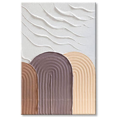 Ζωγραφισμένη εικόνα με δομή - Morning on Mount Everest | διαφορετικές διαστάσεις