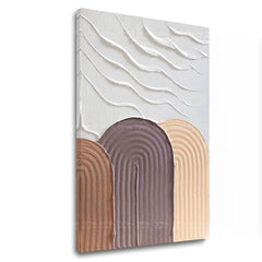 Ζωγραφισμένη εικόνα με δομή - Morning on Mount Everest | διαφορετικές διαστάσεις