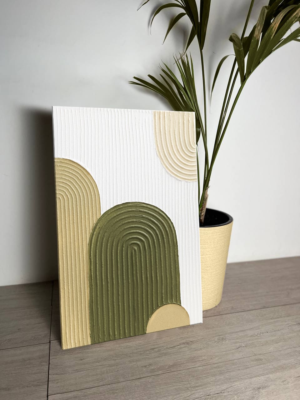 Ζωγραφισμένη εικόνα με δομή - Ηλιόλουστη μέρα στα βουνά | διαφορετικές διαστάσεις