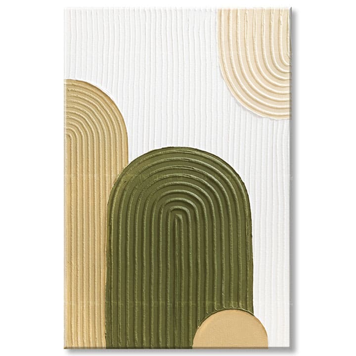 Ζωγραφισμένη εικόνα με δομή - Ηλιόλουστη μέρα στα βουνά | διαφορετικές διαστάσεις