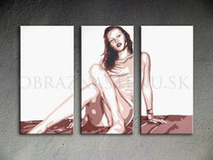 Χειροποίητος πίνακας ζωγραφικής POP ART KATE MOSS