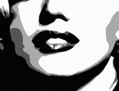 Χειροποίητος πίνακας ζωγραφικής POP ART MARILYN MONROE - εικόνα 3