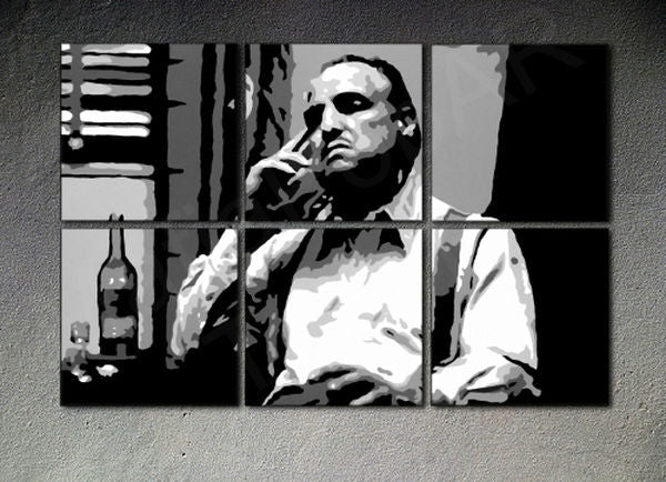 Χειροποίητος πίνακας ζωγραφικής POP ART MARLON BRANDO