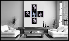 Χειροποίητος πίνακας ζωγραφικής POP Art Pink Floyd 4 τεμάχια pf